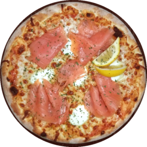 Le Take Away pizzas à emporter à Ploufragan (22) pizza au saumon